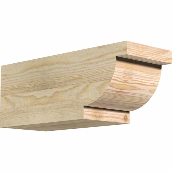 Ekena Millwork Alpine Rough Sawn Rafter Tail, Douglas Fir, 6"W x 6"H x 16"L RFT06X06X16ALP00RDF - main